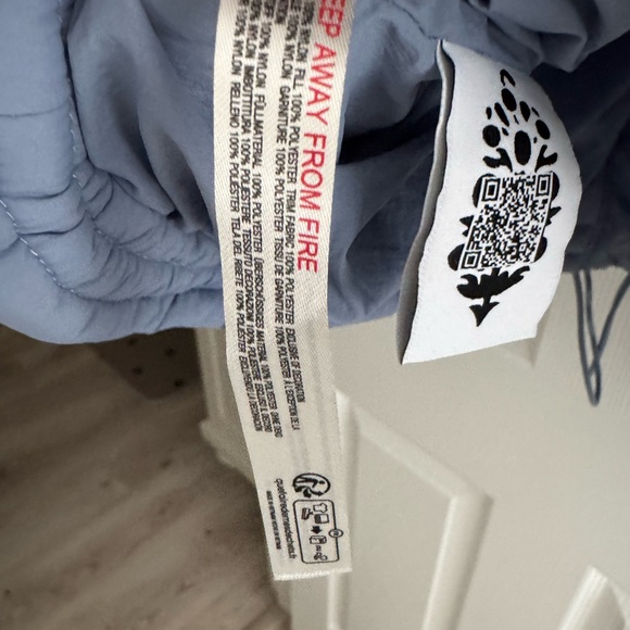 Free People Happy Trails Poncho blue/grey size Small - Picture 10 of 11